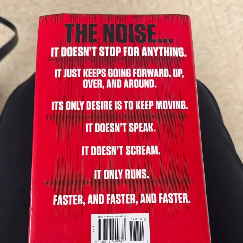 James Patterson 'The Noise' Hardcover Book - Blue and Red - Picture 4 of 6